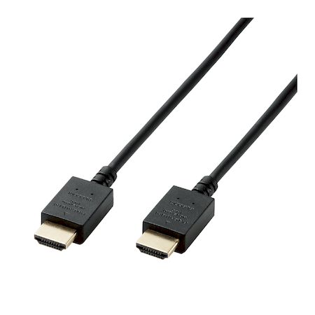 エレコム ELECOM CAC-HDPY15BK HDMIケーブル プレミアム 1．5m 4K対応 やわらか 小型コネクタ 高速 高..