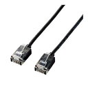 GR ELECOM LD-GPASS/BK1 LANP[u Cat6A X[p[X 1m ubN RJ45RlN^ 10Gbps RoHSwߏ 10 LDGPASS/BK1