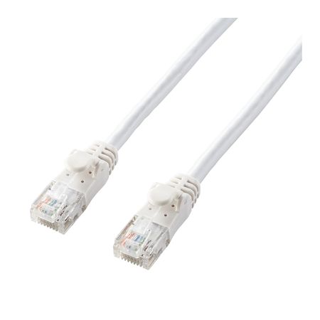 エレコム ELECOM LD-GPAY/WH10 LANケーブル Cat6A やわらか ツメが折れないカバー 10m 白 RJ45コネクタ 10Gbps RoHS指令準拠 10物質 LDGPAY/WH10