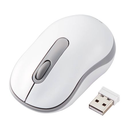 (LINEクーポン有)エレコム ELECOM M-DY10DRSKWH ワイヤレスマウス 無線 抗菌 光学式 3ボタン 静音 Sサ..