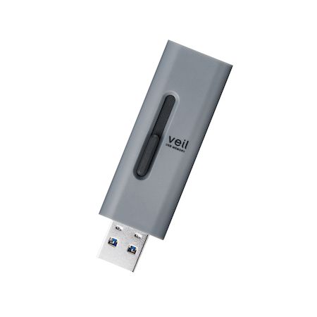 エレコム ELECOM MF-SLU3128GGY USBメモリ 128GB USB3.2 Gen1 高速データ転送 スライド式 キャップなし ストラップホール付 グレー MFSLU3128GGY エレコム ELECOM MF-SLU3128GGY USBメモリ 128GB USB3.2 Gen1 高速データ転送 スライド式 キャップなし ストラップホール付 グレー MFSLU3128GGY