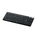エレコム ELECOM TK-FBM119KBK キーボード ワイヤレス Bluetooth 抗菌 薄型 ワイヤレスキーボード ミニキーボード メンブレン式 ブラック TKFBM119KBK(2)