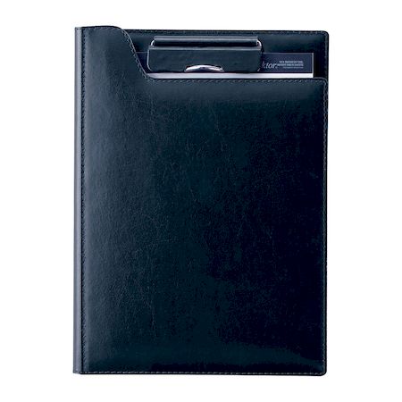 【11/25限定！抽選で最大100％ポイントバック】レイメイ藤井 ZVF605K 再生皮革クリップファイルA5 ネイビー