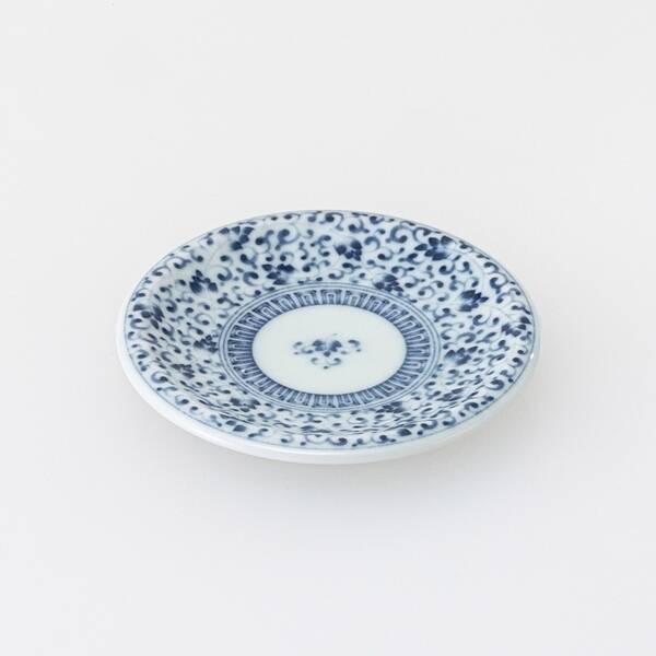 西海陶器 74178 【10個入】藍染唐草 豆皿 10入