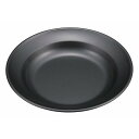 パール金属 UH-0061 メタリックブラックコート 丸型カレー皿 UH0061【キャンセル不可】