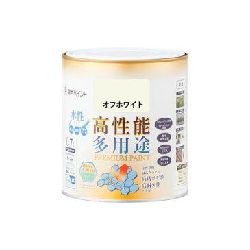 【ポイント最大39倍 2月15日限定 要エントリー】カンペハピオ 00027650191007 プレミアム水性塗料 オフホワイト 0.7L