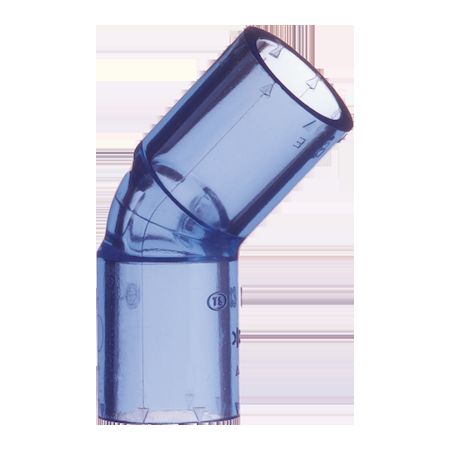 前澤化成工業 HI45TL20透明 HI継手 HI45゜エルボ【キャンセル不可】