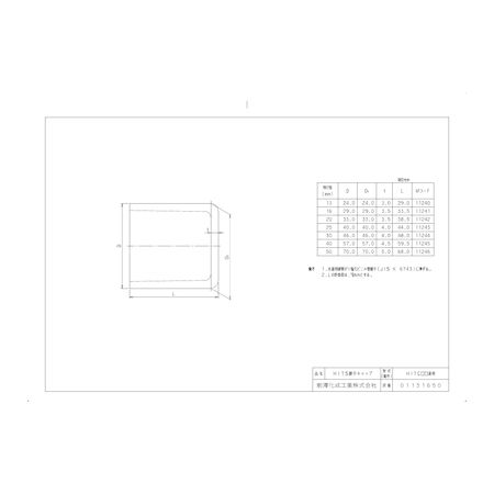 前澤化成工業 HITC13透明 HI継手 HIキャップ【キャンセル不可】