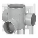 前澤化成工業 M-WLS200-200F ビニマス 左右合流段差付 WLS MWLS200200F【キャンセル不可】(4)