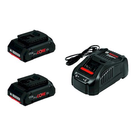 【即納在庫品】「直送」ボッシュ PROCORE18V4S2 バッテリー充電器セット BOSCH インパクトドライバー ..
