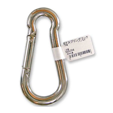 aiai 4529931154102 15−410 STスプリングフック 9X90 ステンレス アイアイ WAKI ロープ