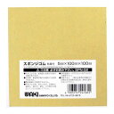 和気産業 4903757241855 SPN−02 スポンジゴム 粘着付 100X100mmX厚さ5mm