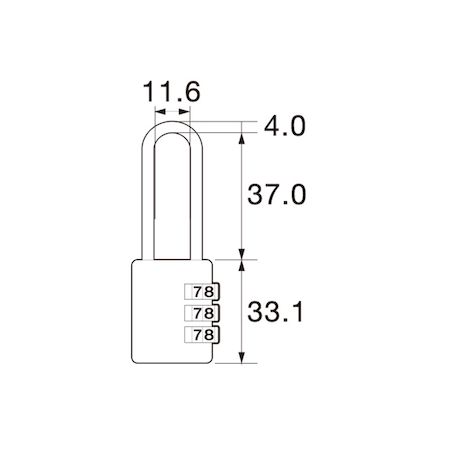 (LINEクーポン有)和気産業 4903757296534 IB−126 しっかり丈夫な可変式文字合わせ...