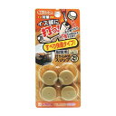 【スーパーSALEサーチ】和気産業 4903757296664 FPK−11 イス脚に打つ! 取替用 打ち込み式スリップ φ21mm 4入(3)