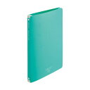 リヒトラブ LIHIT LAB. N6400-7 CUBE FIZZ ホルダーファイル ワイヤ式 グリーン N64007(3)