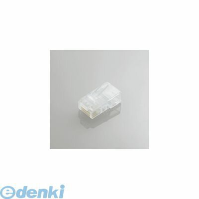 ELECOM エレコム LD-RJ45T10/T ツメの折れないLANコネクタ Cat5e LD-RJ45T10/T LDRJ45T10/T Cat5e対応 RJ45コネクタ 単線仕様