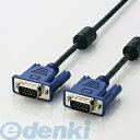 ELECOM エレコム CAC-L10BK/RS 10.0m RoHS準拠 D-Sub15ピン ミニ ケーブル CACL10BKRS ブラック
