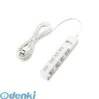 エレコム ELECOM T-K6A-2450WH ほこり防止シャッター付 雷ガードタップ TK6A2450WH ホワイト 個別スイッチ ほこりシャッター付 電源タップ