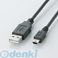 ELECOM エレコム U2C-M10BK USB2．0ケーブル mini−Bタイプ 1．0m U2CM10BK A-miniBタイプ ブラック ノーマル パソコン周辺機器 スマートフォン