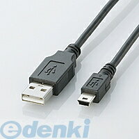 ELECOM エレコム U2C-M30BK USB2．0ケーブル mini−Bタイプ 3．0m U2CM30BK A-miniBタイプ ブラック ノーマル USBケーブル パソコン周辺機器