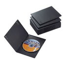 ELECOM エレコム CCD-DVDS03BK スリムDVDトールケース CCDDVDS03BK DVDスリムトールケース ブラック(2)