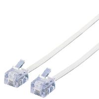 Modular （~5 m） - ELECOM エレコム MJ-1WH スリムモジュラケーブル 白 MJ1WH ホワイト エレコムスリムモジュラケーブル モジュラーケーブル
