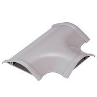 ELECOM エレコム LD-GAT57/LG モール接続ユニット T型分岐・グレー LDGAT57/LG LD-GAシリーズ用接続ユニット 床用モール