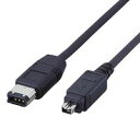 ELECOM エレコム IE-461BK IEEE1394ケーブル IE461BK ブラック(2)