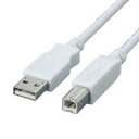 ELECOM エレコム USB2-FS15 フェライト内蔵USBケーブル USB2FS15 フェライトコア内蔵 パソコン周辺機器 A-Bタイプ TypeB TypeA プリンタ(2)