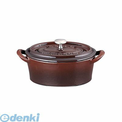 ABVB606 ボン・ボネール ココットオーバル 14 ブラウン 4971360336435 イシガキ産業 ボンボネール BONNE 両手鍋