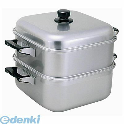 (LINEクーポン有)AMS71301 アルマイト角型蒸器 30cm 一重 4970197109304 アカオアルミ アルミ角蒸 AKAO..