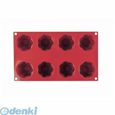 WML3201 フレキシブル ノンスティックモルド SF051 ババロア型8ヶ取 8029859000513 マルテラート フレキシブルノンスティックモルド