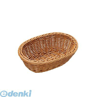 WBS7604 樹脂バスケット 小判型 茶 91−068B 4992135146431 萬洋 樹脂バスケット小判型茶
