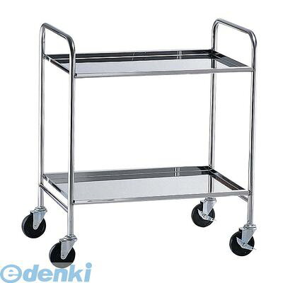 HKT2401 TKG18−8衛生サイドアップワゴン2段 ゴム車 4905001104992