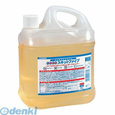 (LINEクーポン有)JSVB401 ニチネン スキットファイブ 4 濃縮中性洗剤 4944405023669 NICHINEN スキッドファイブ