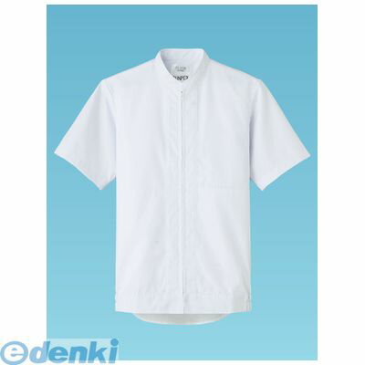 SZY046 半袖ジャンパー FA−2698 3L 男女兼用 4905001555565 サンペックスイスト サーヴォ 体毛防止半袖ジャンバーホワイト