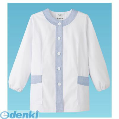 SHK386 女性用デザイン白衣 長袖 FA−720 4L 4905001553967 サンペックスイスト サーヴォ
