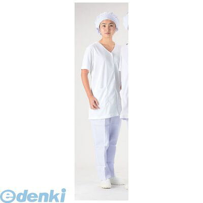 SHK4405 テクノファインコート 女子襟無し半袖白衣 NR−449 3L 4580264670462 テクノファインコート女子襟無し半袖白衣