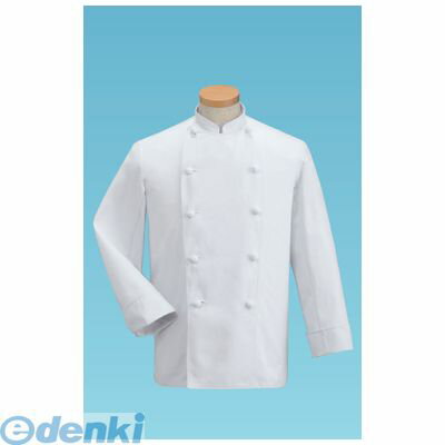 SHK09002 コックコート・長袖 KC−410 ホワイト M 4905001552663 サンペックスイスト サーヴォ SERVO