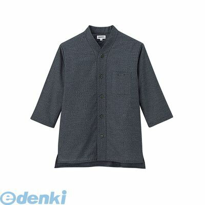 SKC3204 男女兼用ショップコート JT−1257 L 黒 4905001231339 サンペックスイスト サーヴォ ブラック SERVO 作務衣