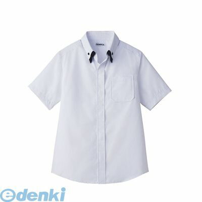 SSY3707 レイヤードBD衿半袖シャツ L ET−1313 WT×BK 4905001573477 サンペックスイスト サーヴォ レイヤードBD衿半袖シャツL レイヤードBD衿シャツ