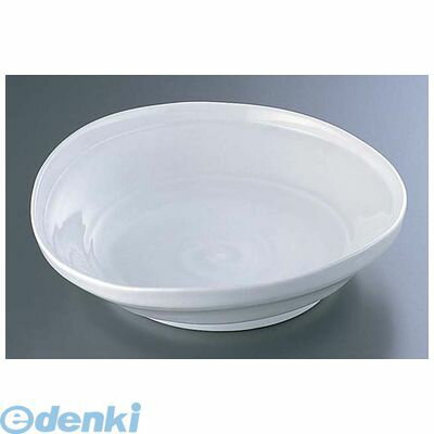ROO3801 白釉たわみ8．0大皿 深 B03−35 4560342474113 エムズジャパン ビュッフェ用大皿 TKG
