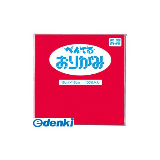 ぺんてる SS-1 アカ おりがみ【再生紙】 赤 SS1アカ ぺんてるおりがみ red 単色