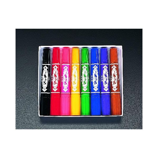 【個人宅配送不可】【即納在庫品】「直送」エスコ EA765BV-8 油性マ-カ-セット EA765BV8【キャンセル不..