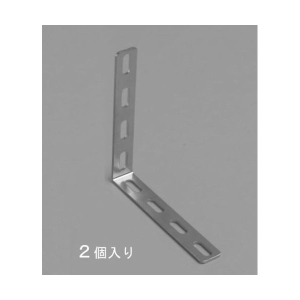 樂天商城 - (LINEクーポン有)【個人宅配送不可】【即納在庫品】「直送」エスコ EA951EA-44 100x100mm 長穴金折【ステンレス製 2個】 EA951EA44【キャンセル不可】