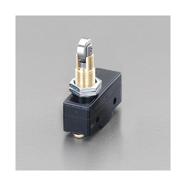 (LINEクーポン有)【個人宅配送不可】【即納在庫品】「直送」エスコ EA940DK-33 125V／15A マイクロスイッチ【パネル取付ローラー押ボタン】 EA940DK33【キャンセル不可】