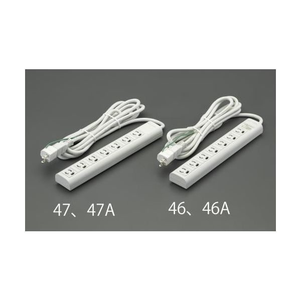 ●定格…15A・125V(1500Wまで)●抜け止め機構付●マグネット付●コンセント7口(接地2P)●プラグ…2P接地(2P変換アダプター付)●最大サージ電圧12500Vを制限電圧400Vに抑える雷サージガード機能搭載●サイズ…50×295×31mm●コード長…5m類似商品はこちらエスコ EA815GL-47 125Vx15A4,369円エスコ EA815GL-46A 125Vx155,215円エスコ EA815GL-46 125Vx15A4,544円エスコ EA815GL-37 125Vx15A3,163円エスコ EA815GL-15 125Vx15A4,897円エスコ EA815GL-55 125Vx15A2,943円エスコ EA815GL-56 125Vx15A3,331円エスコ EA815GL-16 125Vx15A4,627円エスコ EA815GL-38A AC125V／4,858円エスコ EA815GL-409A EA815G5,850円エスコ EA815GL-414A EA815G4,901円エスコ EA815GL-51 125V/15A985円　
