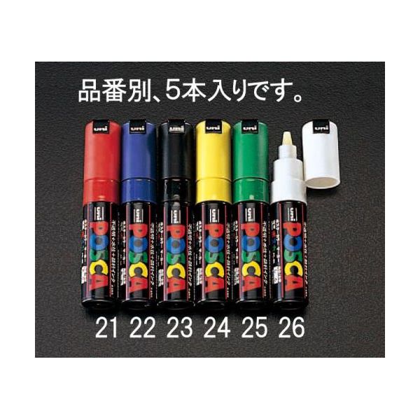 【個人宅配送不可】【即納在庫品】「直送」エスコ EA765MK-15B 15本組 太字マーキングペン EA765MK15B【キャンセル不可】
