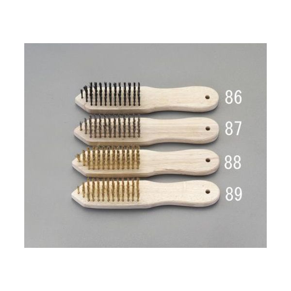 【個人宅配送不可】【即納在庫品】「直送」エスコ EA109B-88 230mm ワイヤーブラシ【ステンレス線・5列..