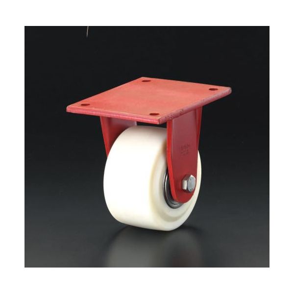 【即納在庫品】「直送」【個人宅配送不可】 エスコ EA986KX-400 直送 代引不可・他メーカー同梱不可 400mm固定金具付ナイロンキャスター EA986KX400【キャンセル不可】